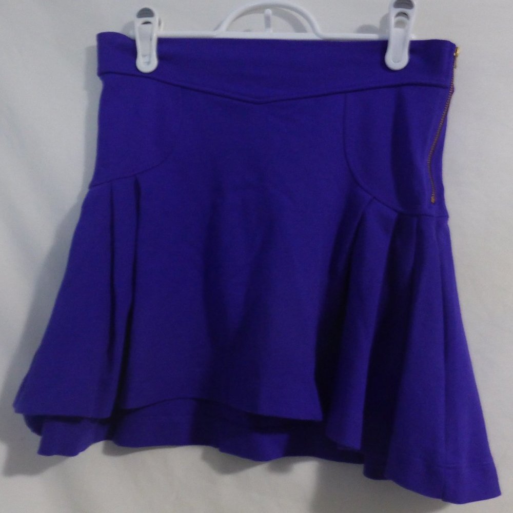 FRENCH CONNECTION, size 6, side zip, purple skirt, GUC